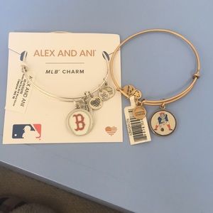 NWT pair of New England team Alex&Ani bracelets